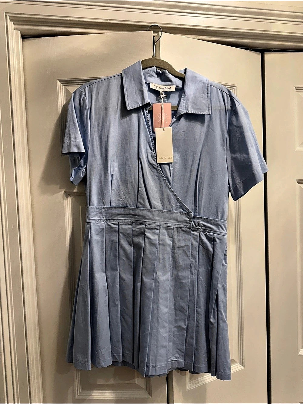 Sofie the label Lola Romper in Blue Mini Dress